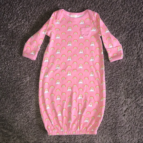 rainbow baby gown